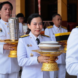 2/11/68 พิธีถวายผ้าพระกฐินพระราชทานของกรมส่งเสริมการเกษตร ประจำปี 2568 วัดเขาแก้ววรวิหาร จ.สระบุรี