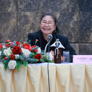 25681225 รองธัญธิตา ประธานเปิดโครงการสัมมนาเชิงปฏิบัติการสนับสนุนองค์ความรู้และพัฒนาศักยภาพบุคลากร